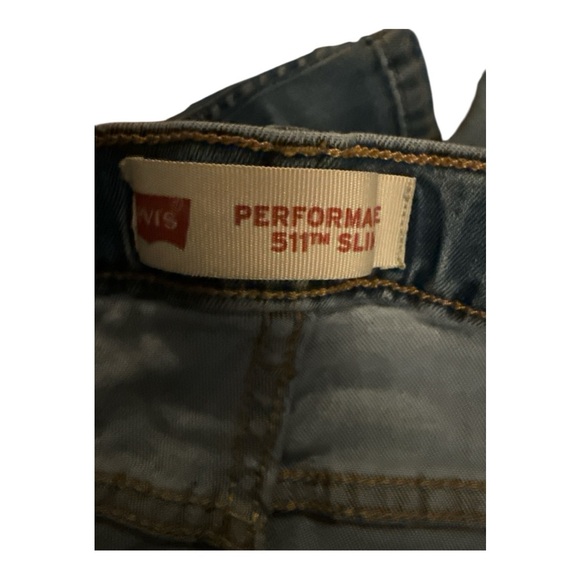 Classic Vintage Levi's  511’s Performance Slim Blue Straight Jeans - Picture 3 of 4